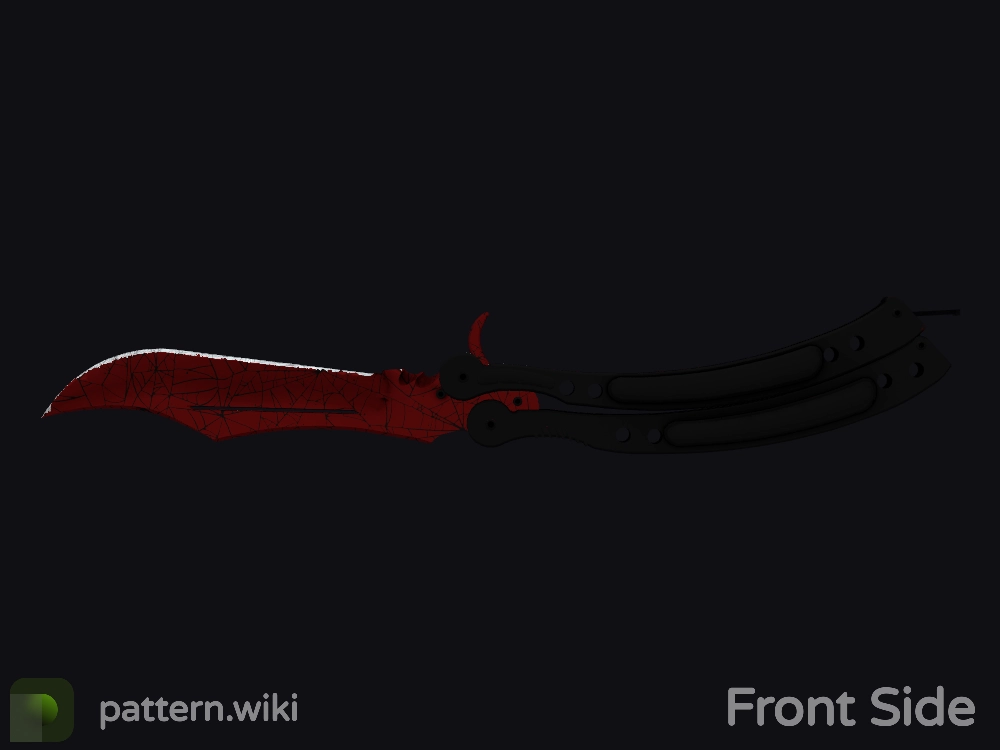 Butterfly Knife Crimson Web seed 863