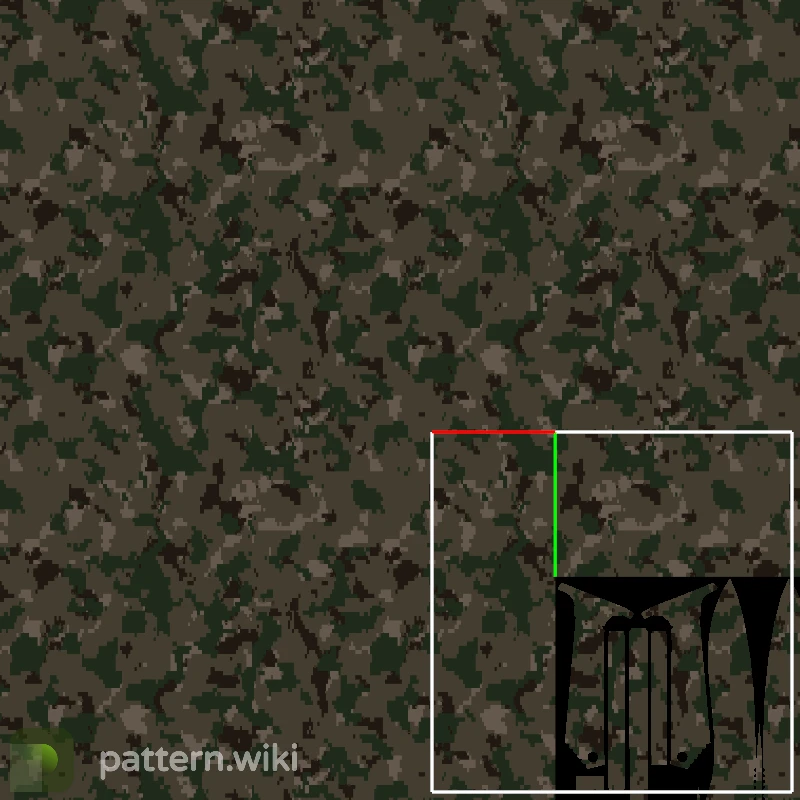 Classic Knife Forest DDPAT seed 2 pattern template