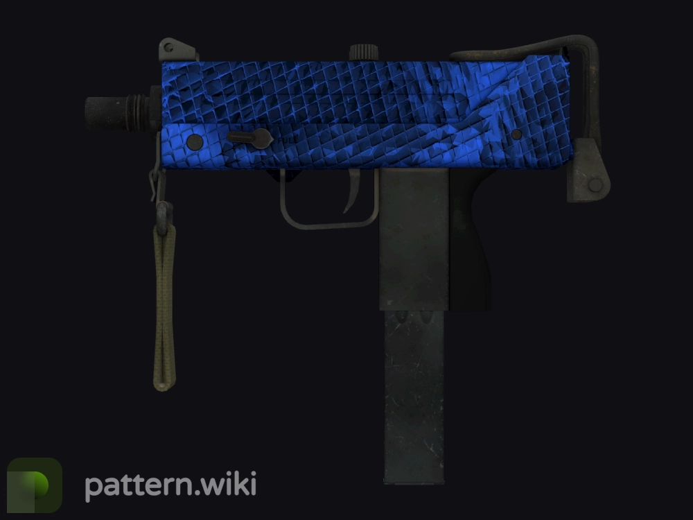 MAC-10 Lapis Gator seed 226