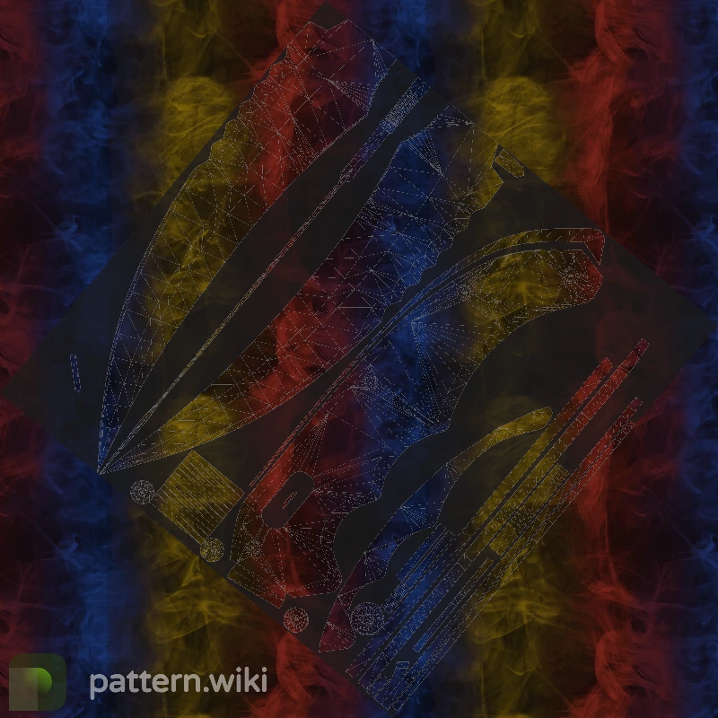 Flip Knife Marble Fade seed 807 pattern template