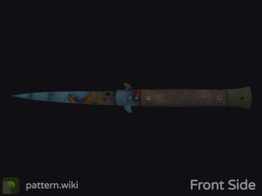 Stiletto Knife Case Hardened seed 208