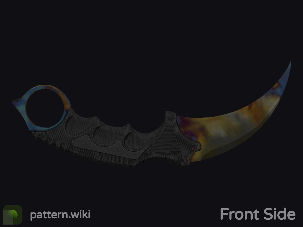 Karambit Case Hardened seed 519