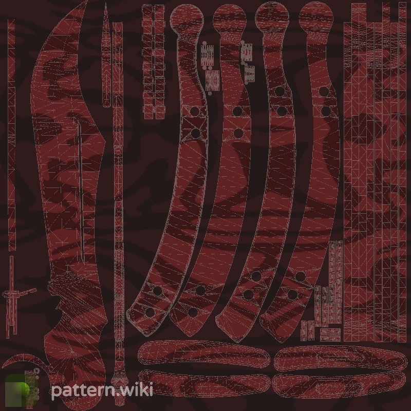 Butterfly Knife Slaughter seed 729 pattern template