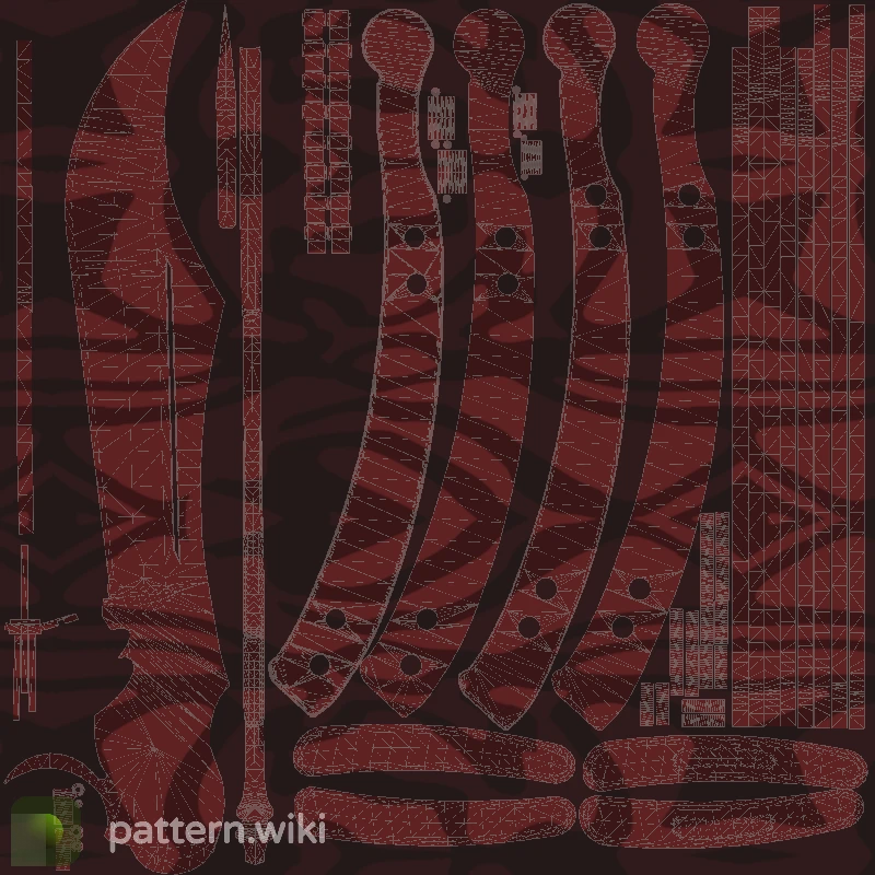 Butterfly Knife Slaughter seed 972 pattern template