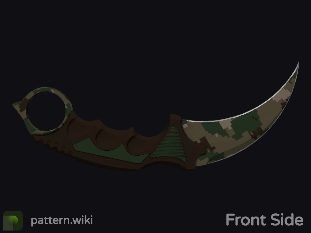 Karambit Forest DDPAT seed 509