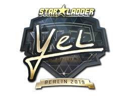 Sticker yel (Gold) | Berlin 2019 preview