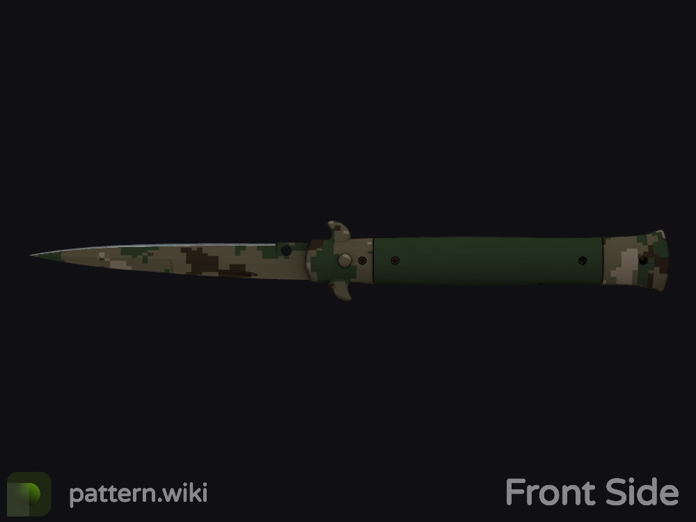 Stiletto Knife Forest DDPAT seed 253