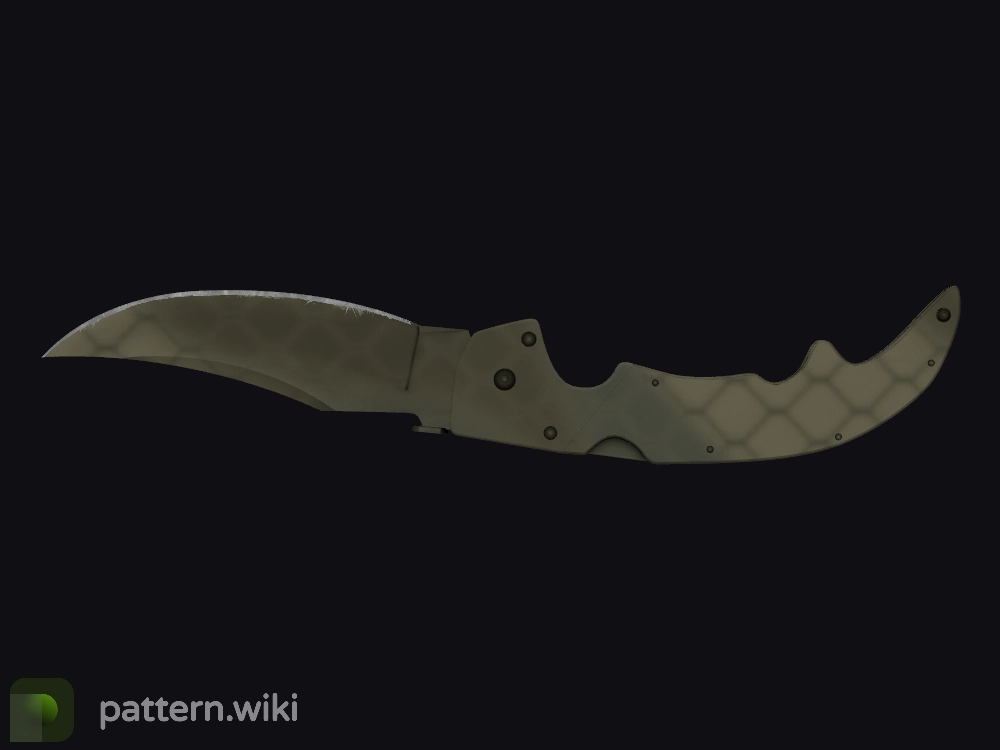 Falchion Knife Safari Mesh seed 407