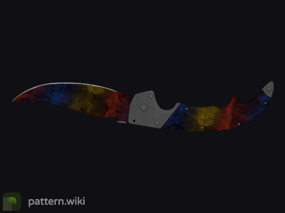 Falchion Knife Marble Fade seed 867