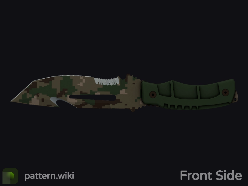 Survival Knife Forest DDPAT seed 443