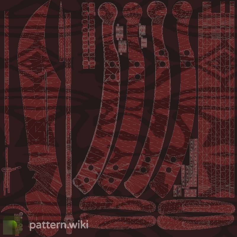Butterfly Knife Slaughter seed 22 pattern template