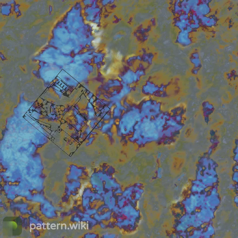 Five-SeveN Case Hardened seed 533 pattern template