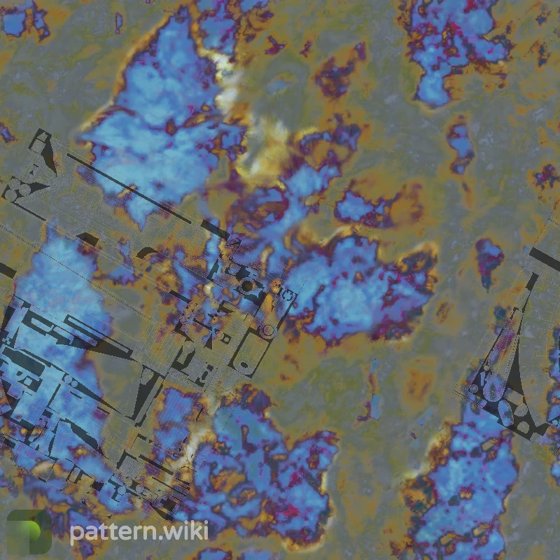 AK-47 Case Hardened seed 657 pattern template