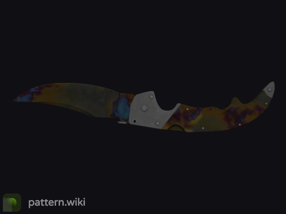 Falchion Knife Case Hardened seed 231