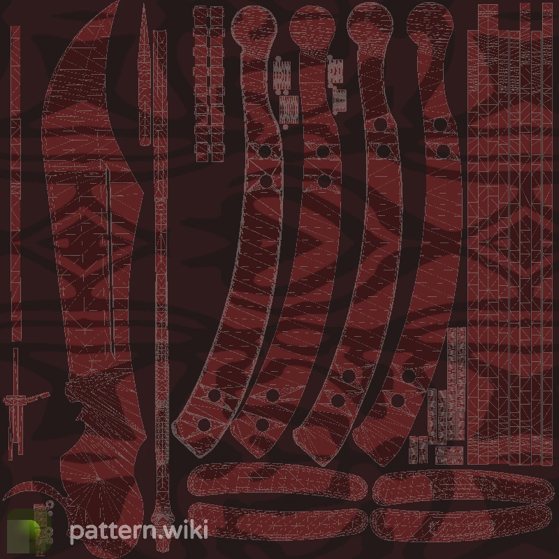 Butterfly Knife Slaughter seed 654 pattern template