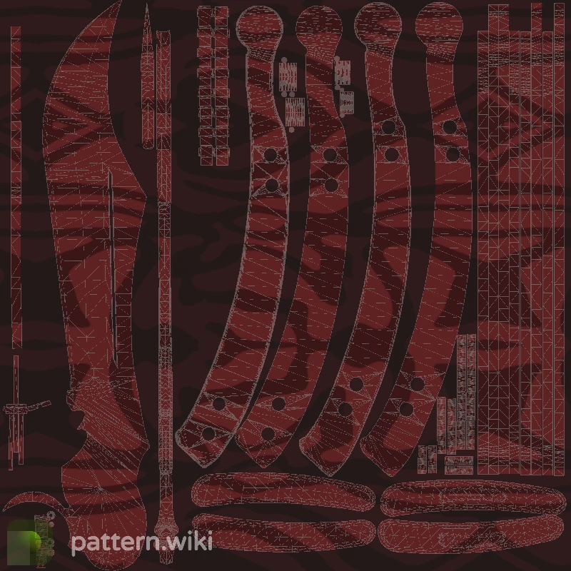 Butterfly Knife Slaughter seed 410 pattern template