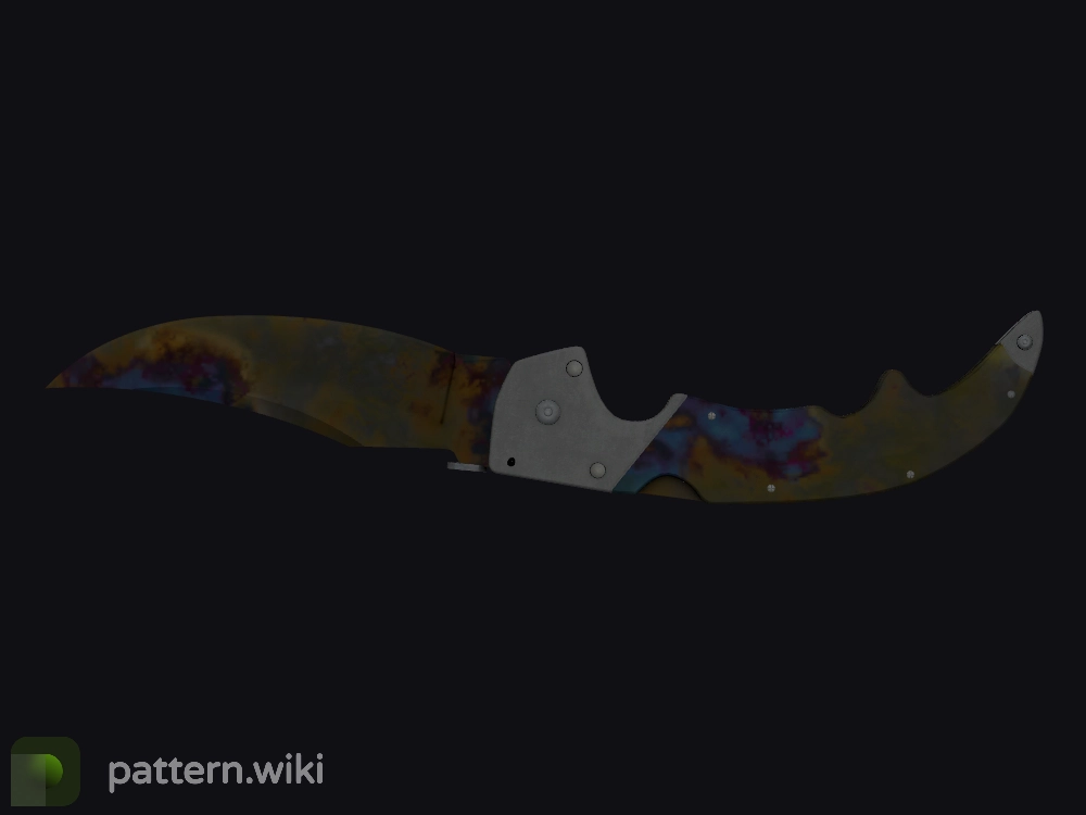 Falchion Knife Case Hardened seed 1