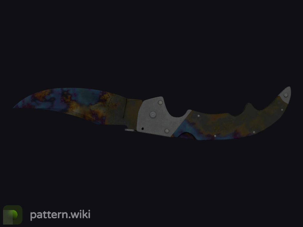 Falchion Knife Case Hardened seed 417