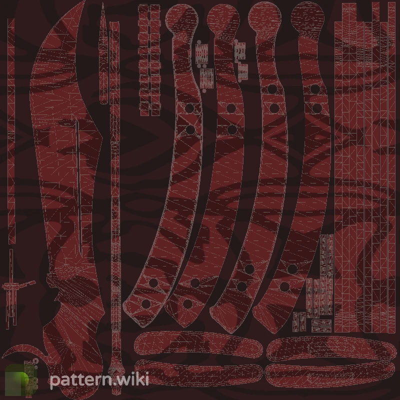 Butterfly Knife Slaughter seed 549 pattern template