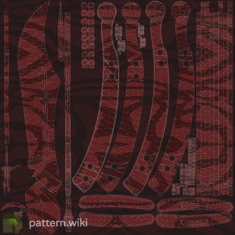 Butterfly Knife Slaughter seed 789 pattern template