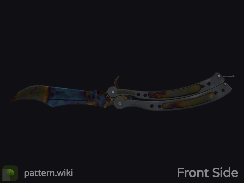 Butterfly Knife Case Hardened seed 672