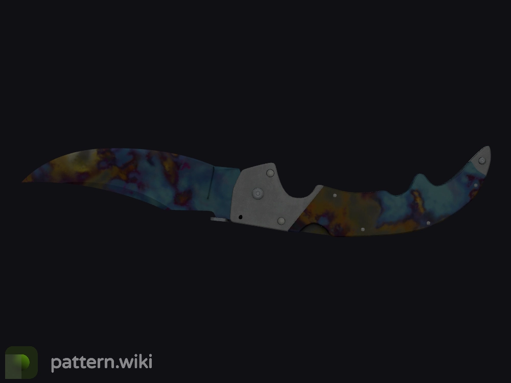 Falchion Knife Case Hardened seed 347