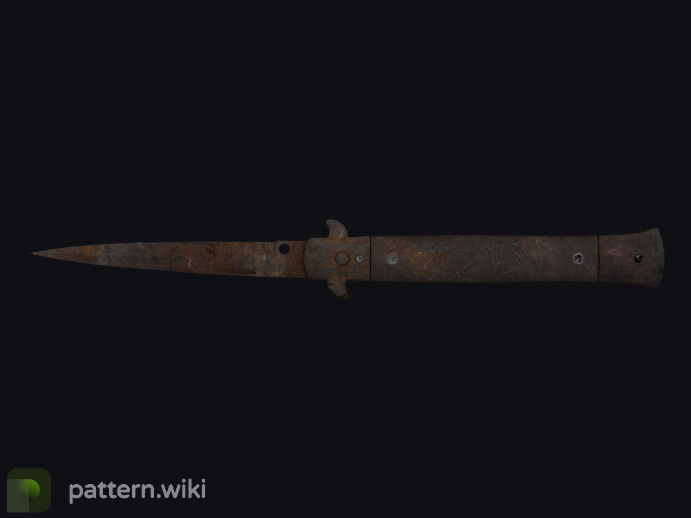 Stiletto Knife Rust Coat seed 965