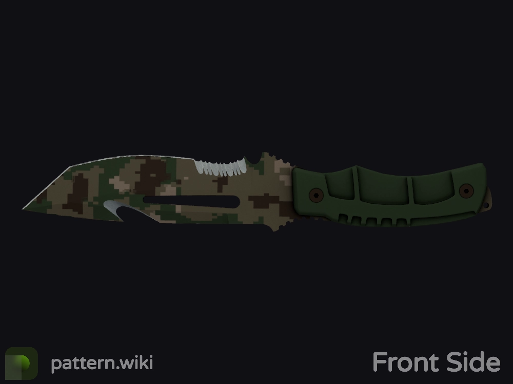 Survival Knife Forest DDPAT seed 347