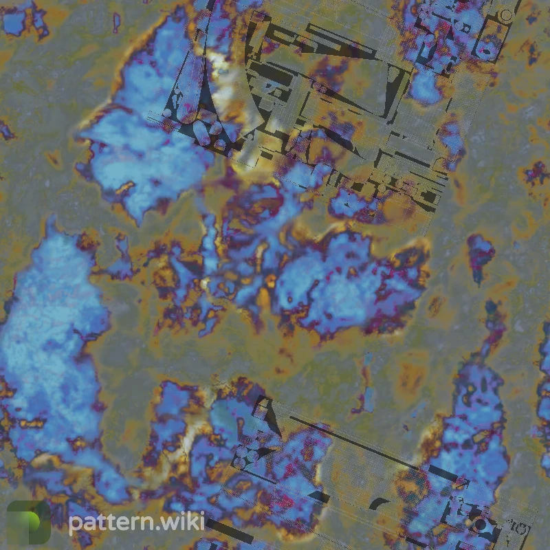 AK-47 Case Hardened seed 827 pattern template