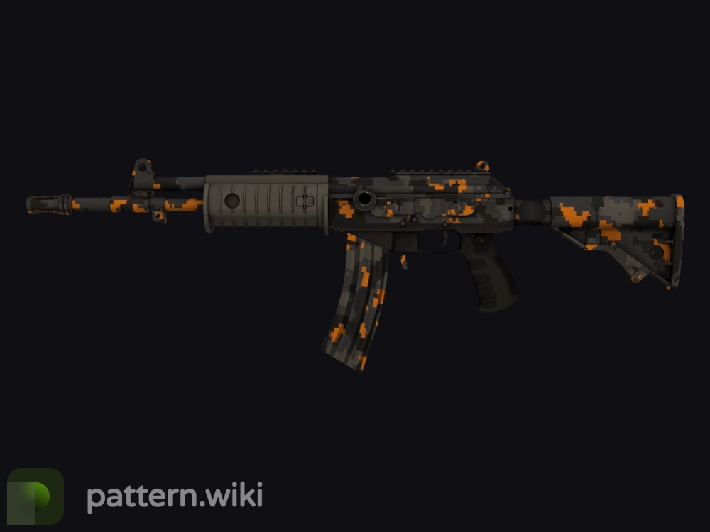 Galil AR Orange DDPAT seed 884