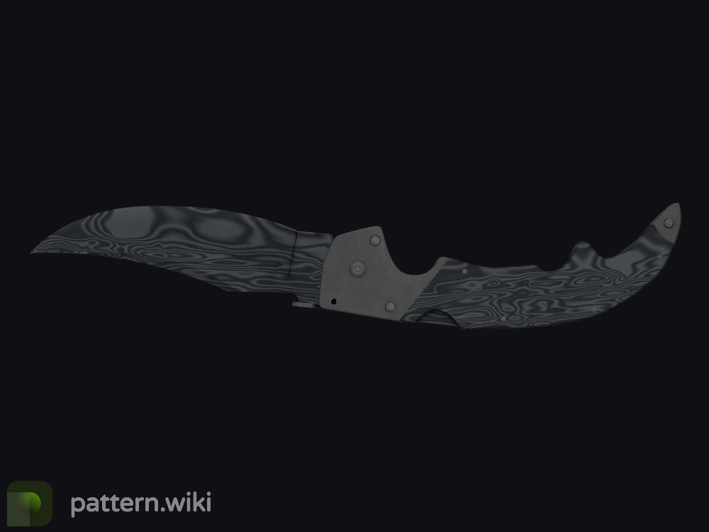 Falchion Knife Damascus Steel seed 655