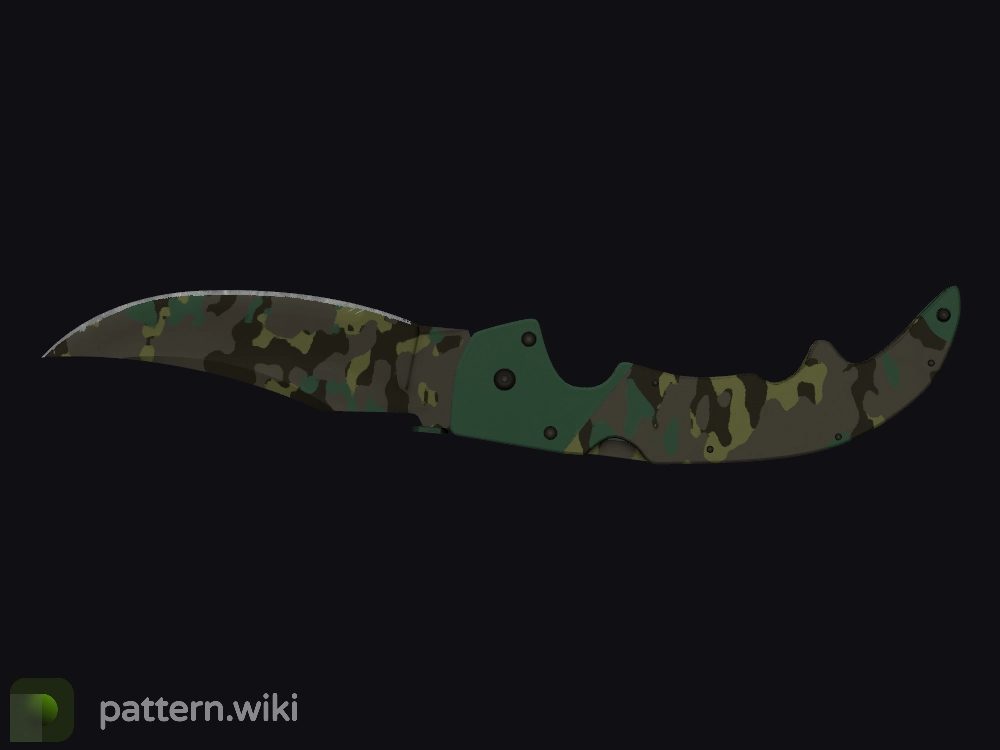 Falchion Knife Boreal Forest seed 586