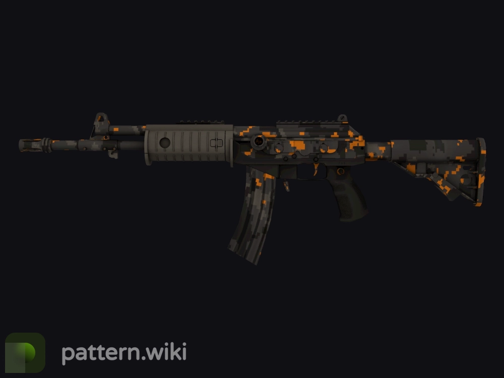 Galil AR Orange DDPAT seed 838