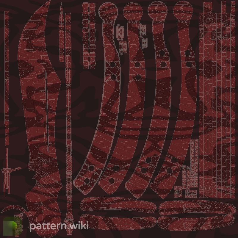 Butterfly Knife Slaughter seed 619 pattern template