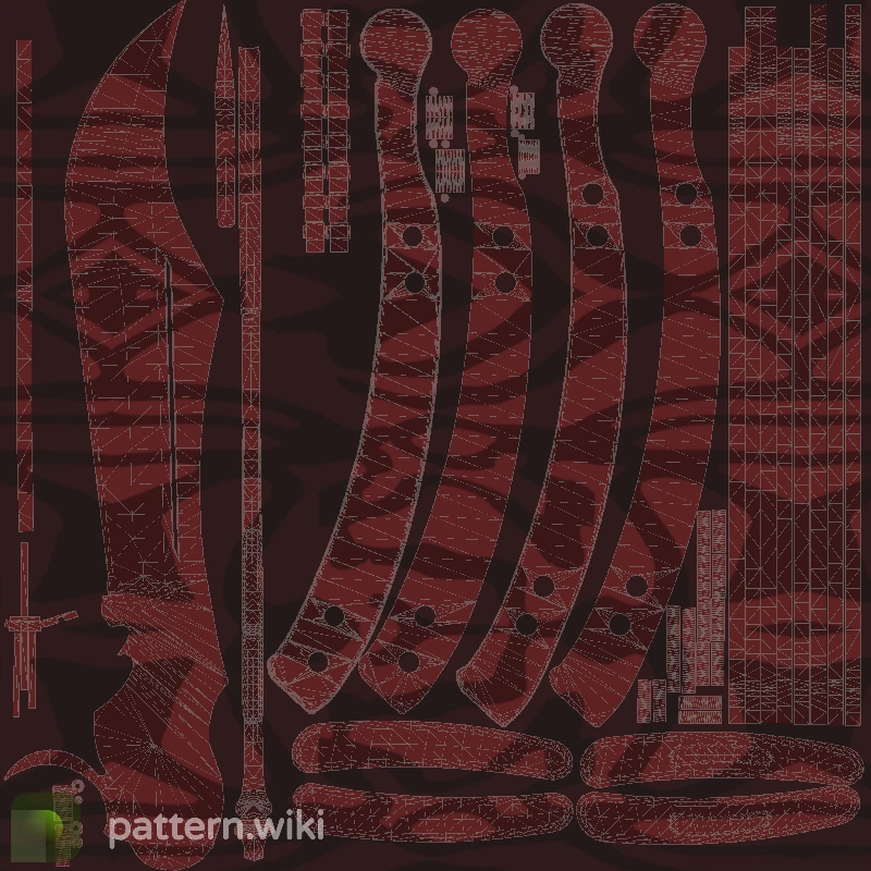 Butterfly Knife Slaughter seed 581 pattern template