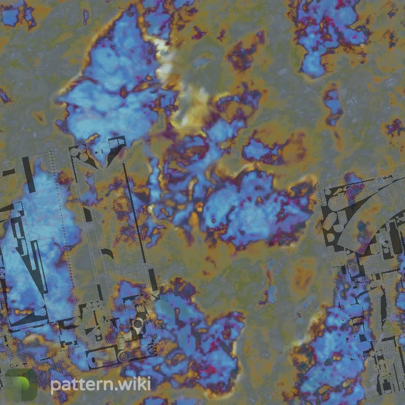 AK-47 Case Hardened seed 176 pattern template