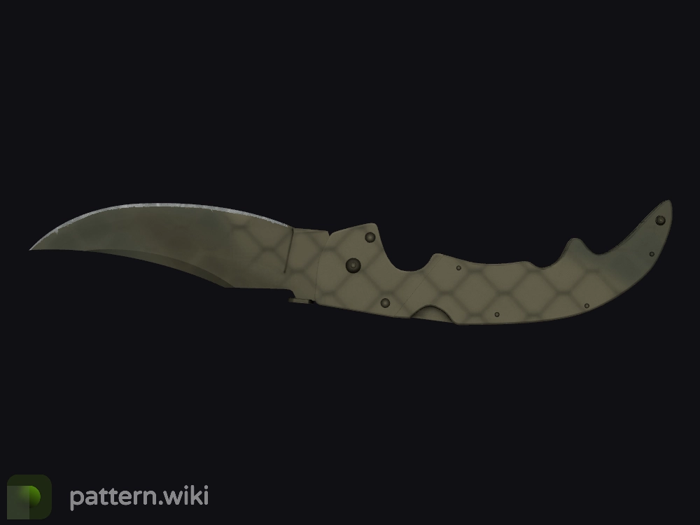 Falchion Knife Safari Mesh seed 990