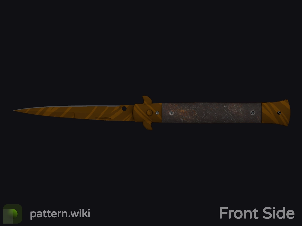 Stiletto Knife Tiger Tooth seed 914