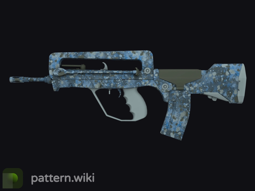 FAMAS Cyanospatter seed 619