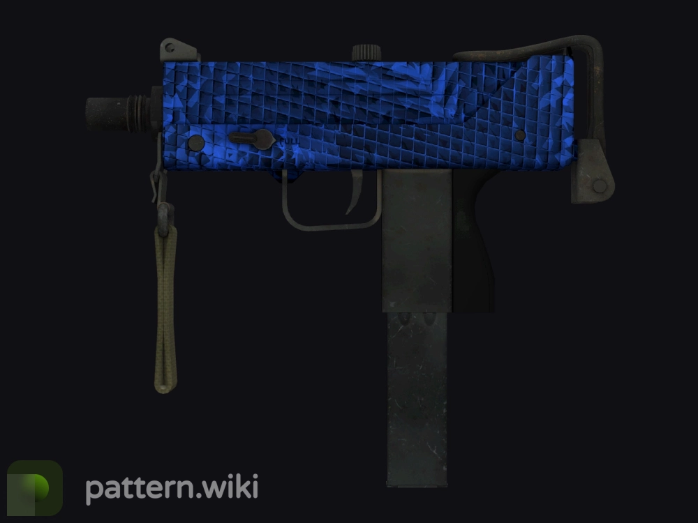 MAC-10 Lapis Gator seed 195