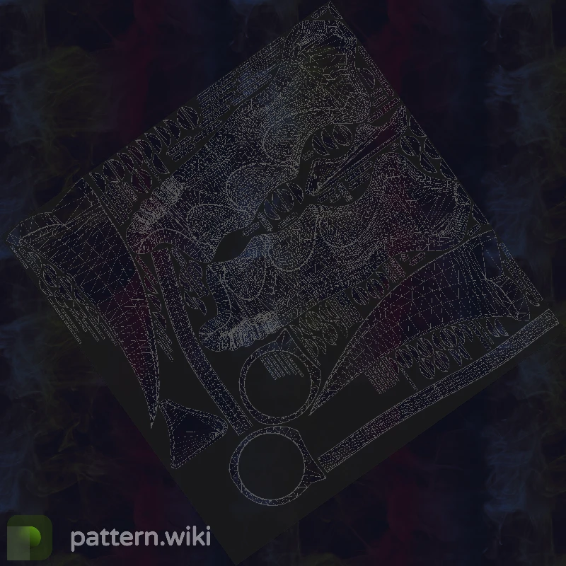 Karambit Doppler seed 722 pattern template