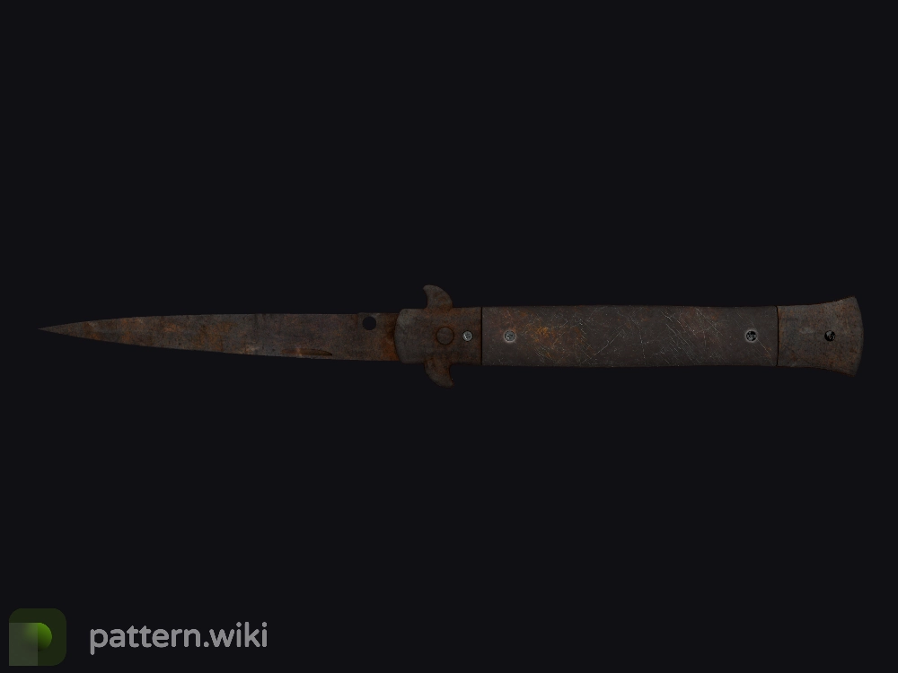 Stiletto Knife Rust Coat seed 313