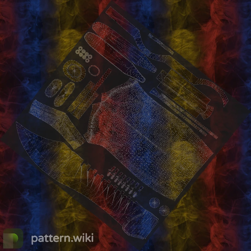 Bowie Knife Marble Fade seed 395 pattern template