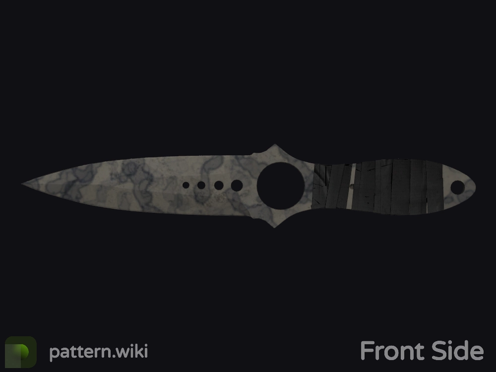 Skeleton Knife Stained seed 84