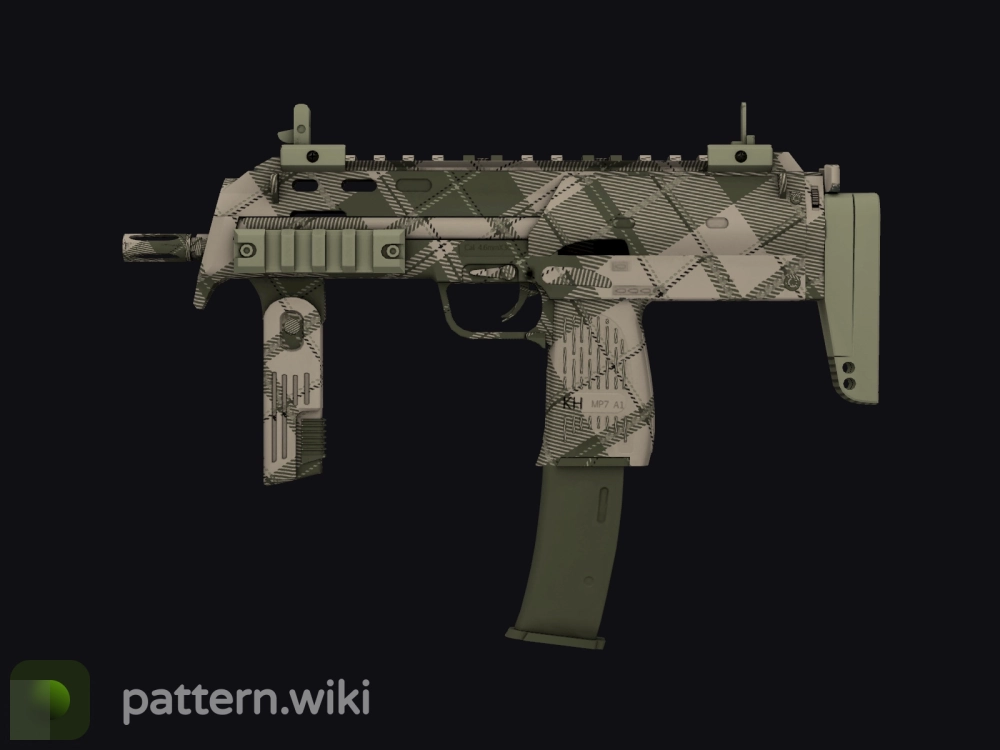 MP7 Olive Plaid seed 99