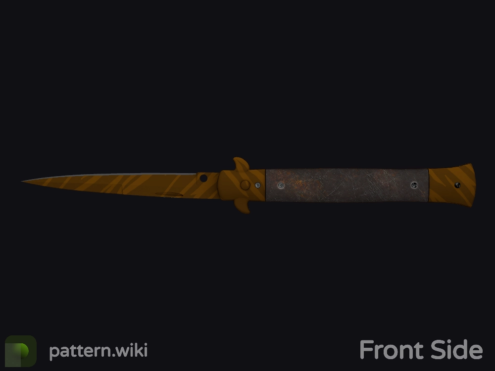 Stiletto Knife Tiger Tooth seed 449