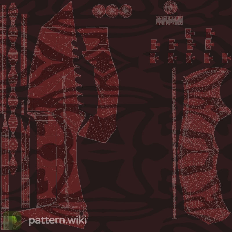 Huntsman Knife Slaughter seed 712 pattern template