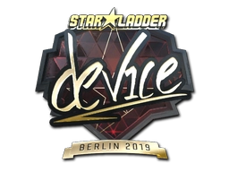 Sticker device (Gold) | Berlin 2019 preview