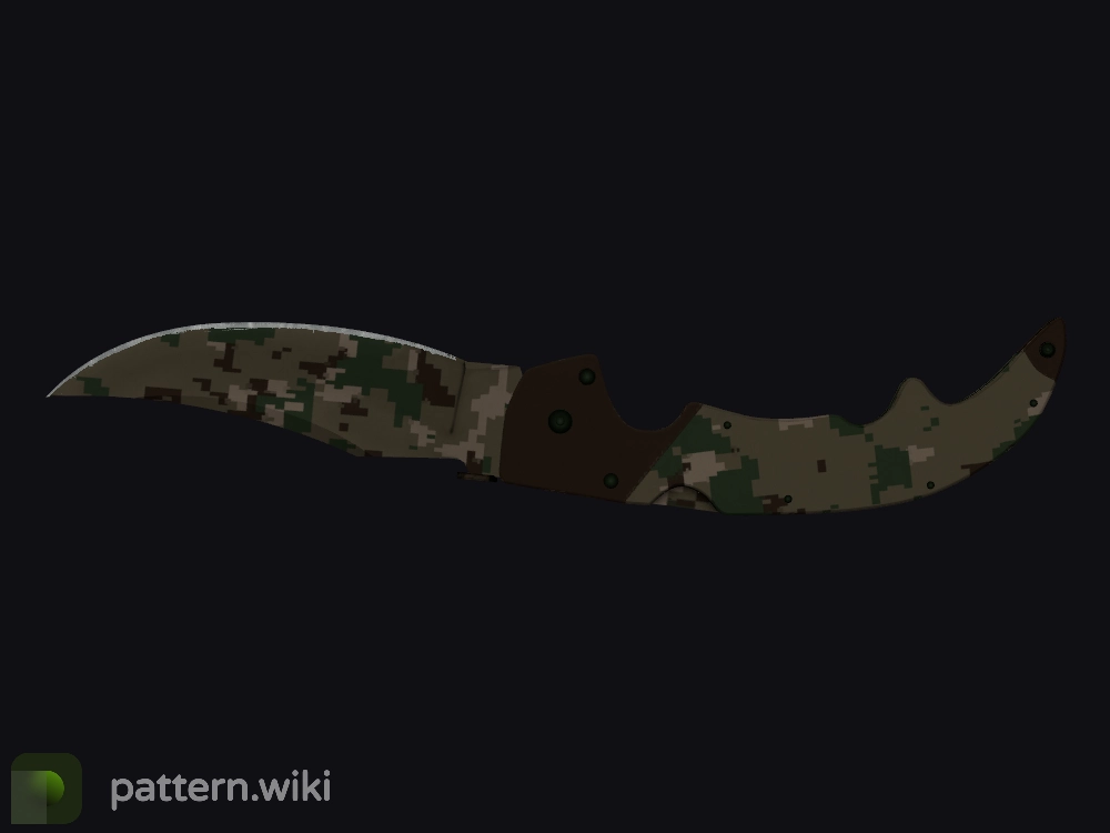 Falchion Knife Forest DDPAT seed 203