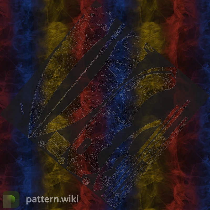 Flip Knife Marble Fade seed 910 pattern template